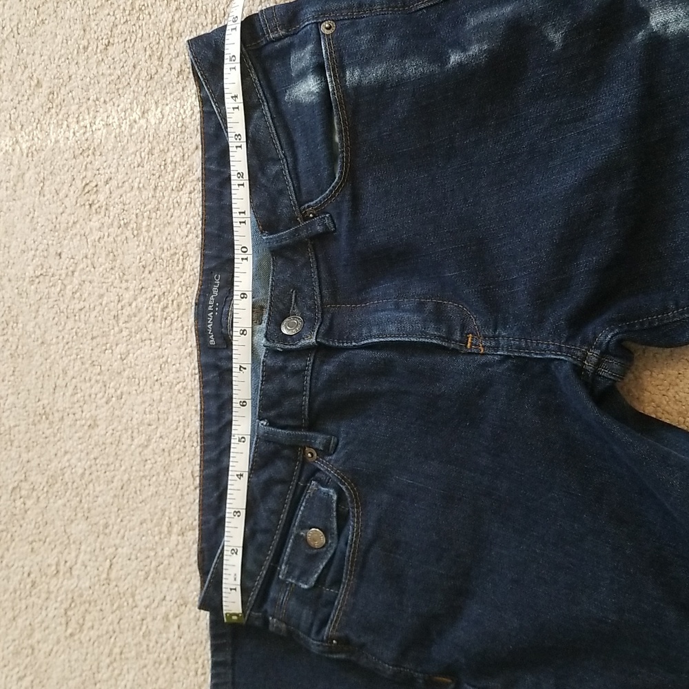Banana Republic low rise bootcut jeans in dark wash size 10 - Picture 10 of 10